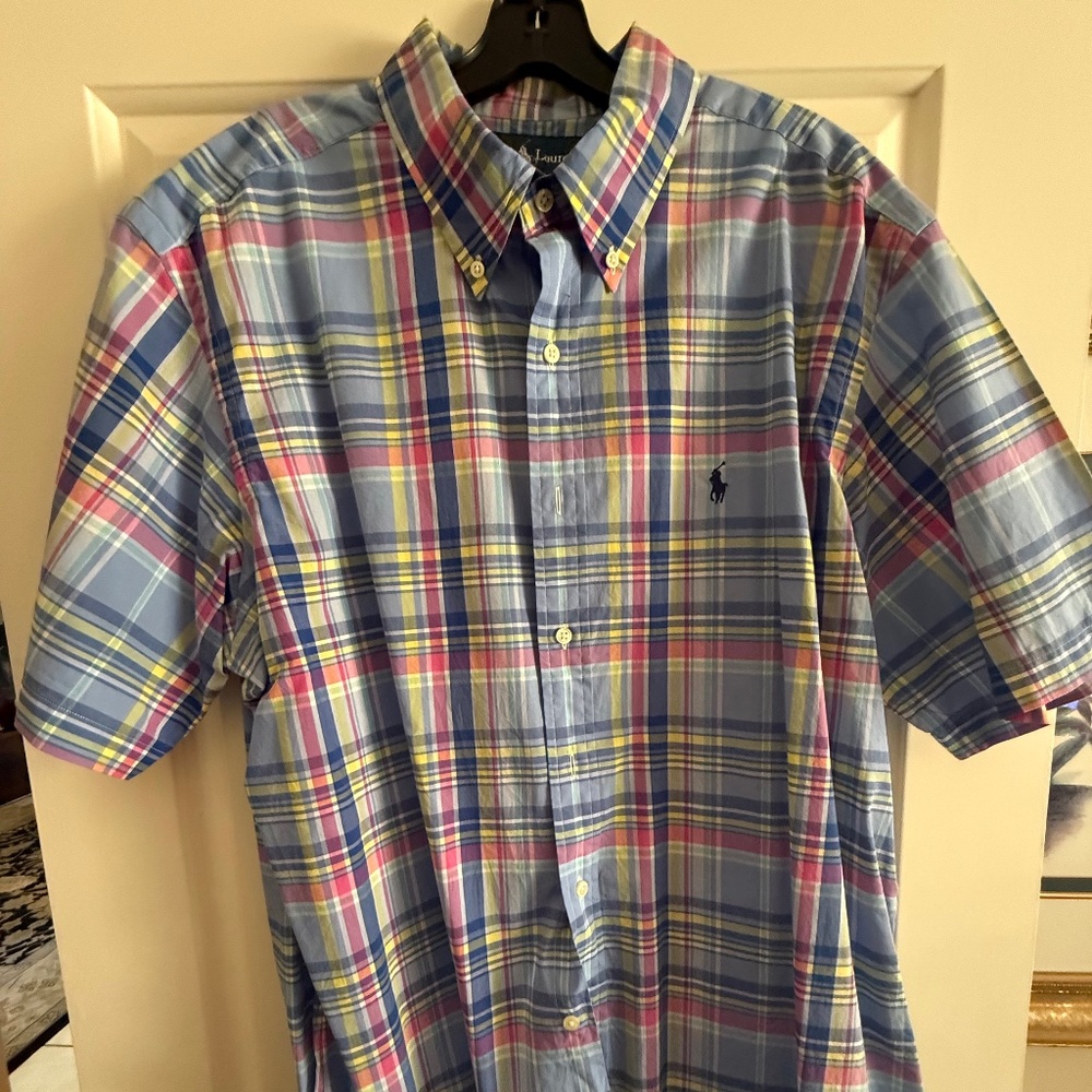 POLO RALPH LAUREN SS PLAID SHIRT